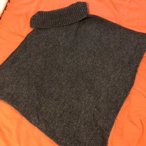 winter poncho. large turtleneck. ivanka trump.